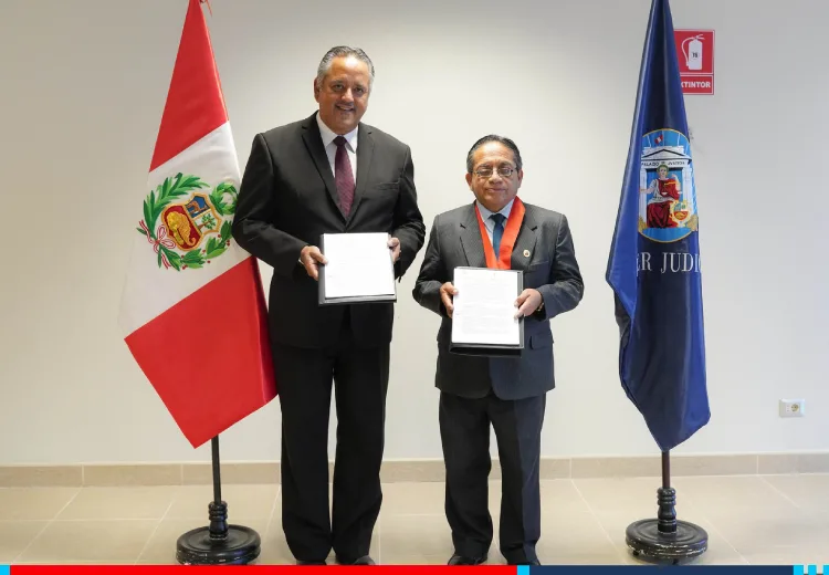 Piura: UCV firma convenio con Poder Judicial de Sullana en beneficio de su comunidad académica