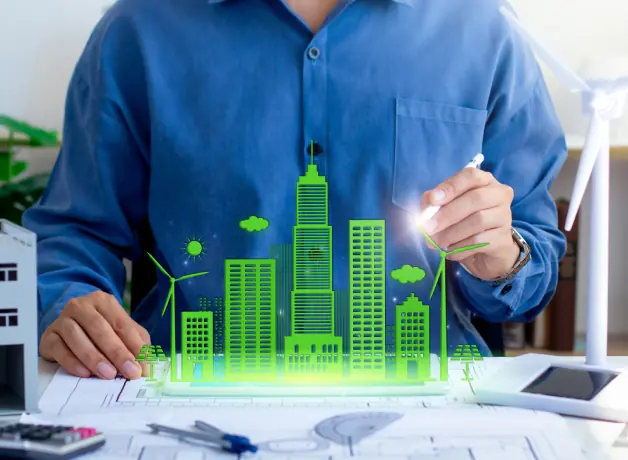 Arquitectura sostenible y universidad formando arquitectos para diseñar ciudades del futuro.